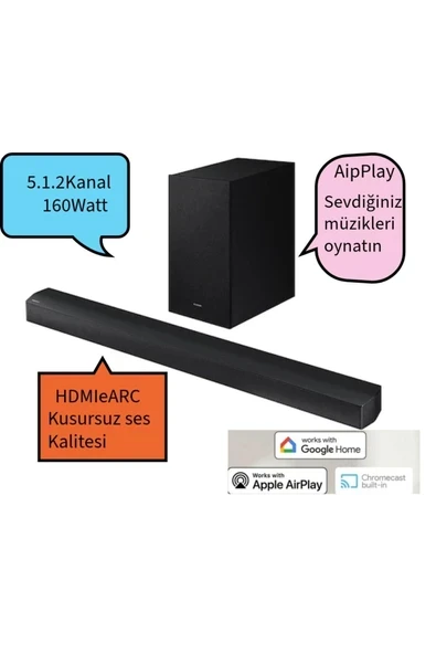 2024 Yılı Gerçek 5.1.2 Kanallı Ses Q-Symphony Soundbar ürün görseli 1