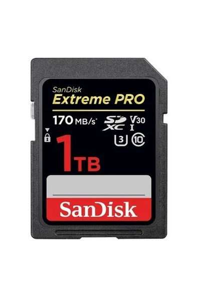 Sandisk Extreme Pro SDSDXXY-1T00-GN4IN 1 TB SDXC UHS-I U3 Hafıza Kartı ürün görseli 1
