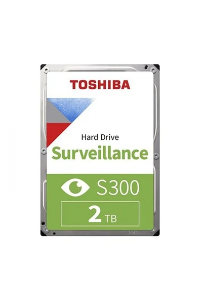 Toshiba 3,5" S300 4TB 256MB 5400RPM HDWT840UZSVA  SATA 3, 7/24 Güvenlik ürün görseli 1