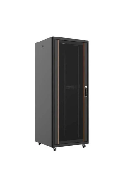 36U 800x800mm Dikili Tip Siyah Kabinet Vega AG-VB36U8080S1 Cam Kapak ürün görseli 1