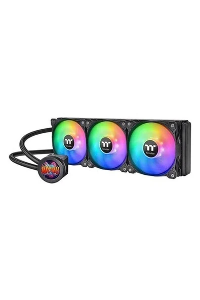 Thermaltake 360MM Floe Ultra CL-W350-PL12SW-A Rgb LCD Ekranlı Sıvı Soğutmalı Işlemci Fanı AM5-1700P ürün görseli 1