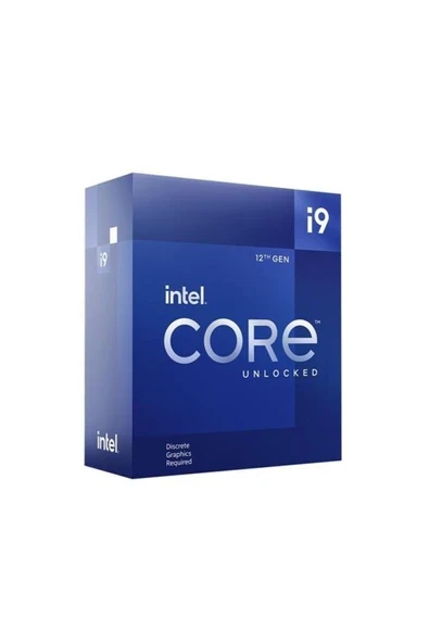 CORE i9 12900KF 30MB 16çekirdekli VGA YOK 1700p 125w Kutulu+Fansız ürün görseli 1