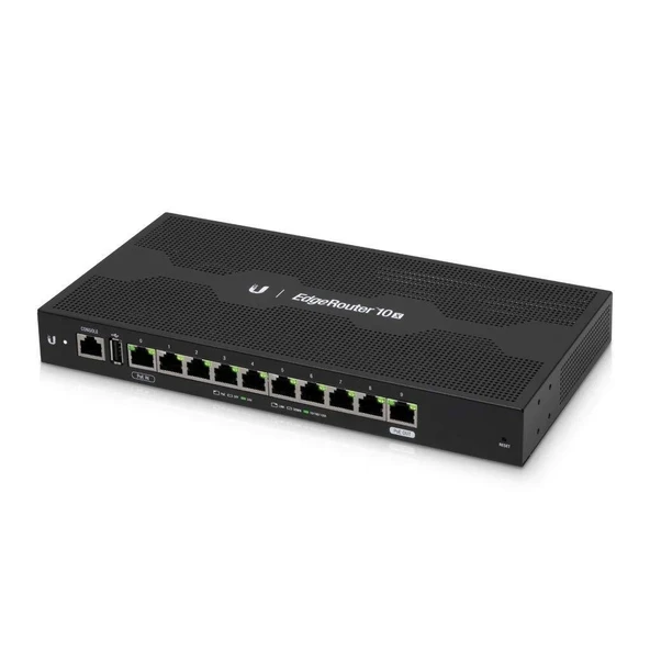 Ubiquiti Networks ER-10X EdgeRouter 10X, 10 Bağlantı Noktalı Yönlendirici PoE Esnekliği ürün görseli 1