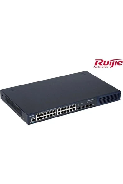 24port RG-S2910-24GT4XS-UP-H(V3.0) GIGABIT 4-SFP 370W YÖNETİLEBİLİR POE SWITCH ürün görseli 1