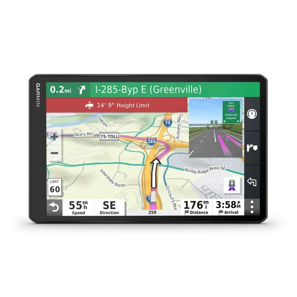 Garmin dhinozl OTR1000, 10 inç GPS Truck Navigator, Easy-to-read Touch Display, Custom Truck Routing and Load-to-dock Rehberlik ürün görseli 1