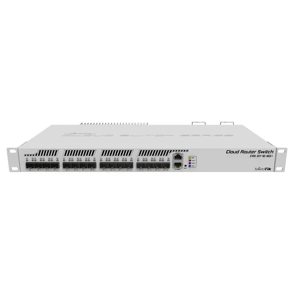 Mikrotik Cloud Router Switch CRS317-1G-16S+RM Rafa monte edilebilir, yönetilebilir ürün görseli 1