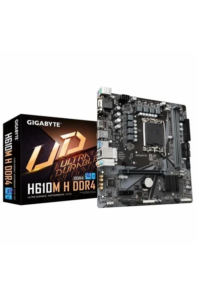 Gıgabyte H610M-H Intel® H610 Motherboard DDR5 With 6+1+1 Hybrid Phases Digital Vrm Design Pcıe ürün görseli 1