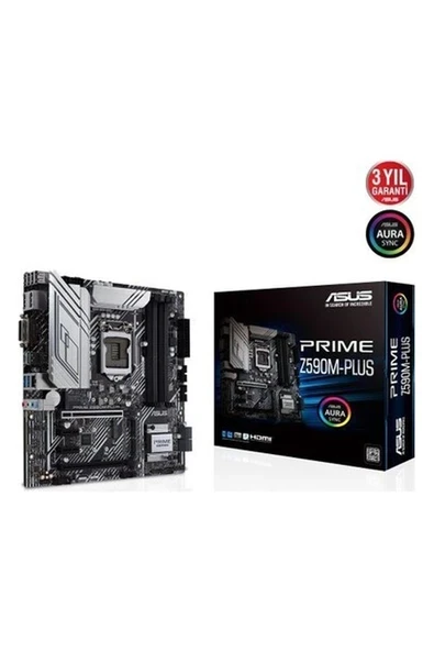 Asus Prime Z590M-Plus Intel Z590  DDR4 5133 MHz (OC) Lga1200 mAtx Anakart ürün görseli 1