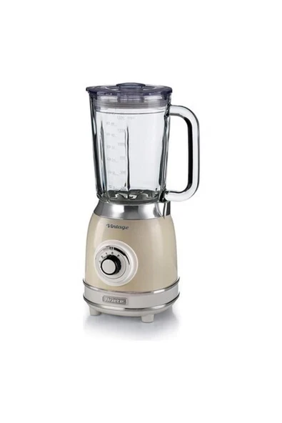 Vintage Cam Blender Bej 0583/03-1,5 Litre Kapasiteli Cam Sürahi, 4 Hız Kademesi, Pulse Özelliği ve B ürün görseli 1