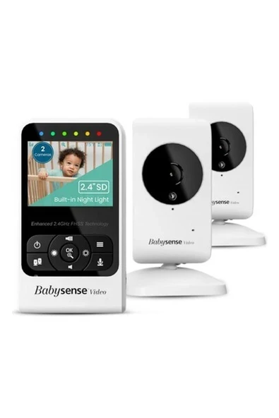 Babysense V24R-2 Video Bebek Monitörü Kamera ve Ses, Uzun Menzil ürün görseli 1