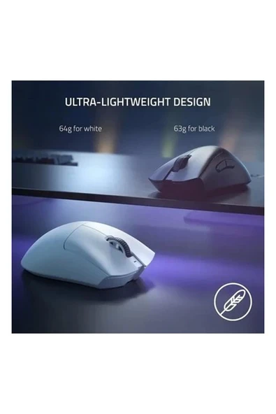 Razer Deathadder V3 Pro Kablosuz Oyun Mouse Siyah 1000 Hz ürün görseli 1