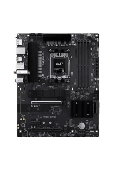 Msı MB Pro B850-S WIFI6E Am5 Ddr5 8200MHZ(OC) HDMI Dp 2x M.2 USB 10GBS 2,5g Lan Wı-Fı 6e Atx ürün görseli 1
