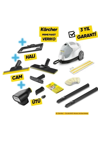 Sc 4 Easyfix Prime Buharlı Temizlik Makinesi by Veriko Edition, Ütü, Pencere, Halı Silme ürün görseli 1