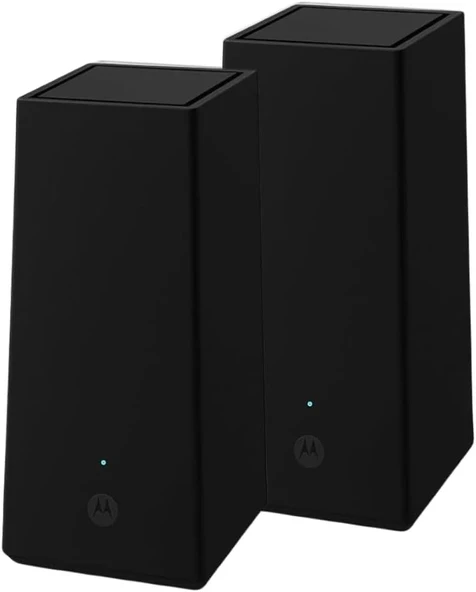 Kolay Meshleme, Üç Bantlı 8,4 Gbps Hız, 3000 ft² Kapsama Alanı, Gelişmiş Ebeveyn Denetimleri, Yeni Nesil Güvenlik ve Kusursuz Güvenlik Özelliğine Sahip Motorola MQ20 ​​WiFi 6E Yönlendirici... ürün görseli 1