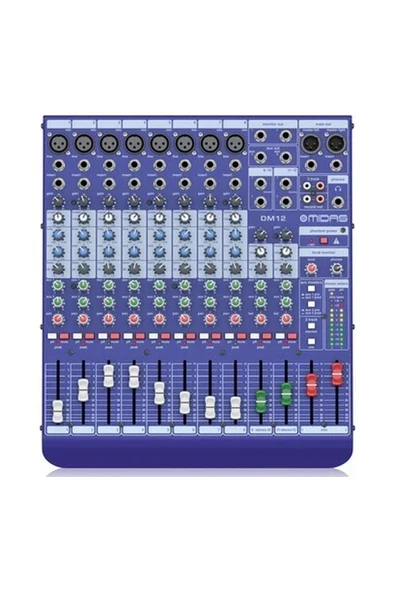 Midas DM12 | 12-Girişli Analog Stüdyo & Live Mixer ürün görseli 1