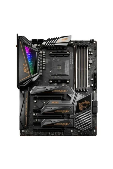 MSI MEG X570 ACE AM4 DDR4 4600 mhz (OC) 3 x M.2 USB 3.2 WIFI 2X LAN RGB ATX Anakart ürün görseli 1