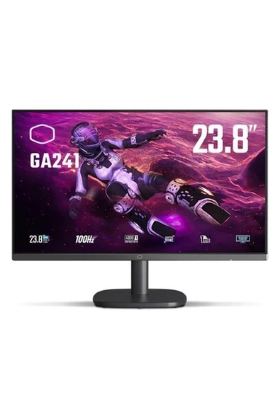 COOLERMASTER 23.8" VA CMI-GA241-EU 1MS 100hz HDMI Gaming Monitör (1920 X 1080) ürün görseli 1