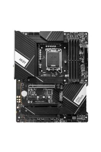MSI MB PRO Z790-A WIFI SOKET 1700 DDR5 7200MHZ(OC) PCI-E Gen5 M.2 USB3.2 DP HDMI 1x2.5G LAN WI-FI 6E ATX Anakart ürün görseli 1