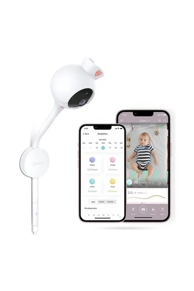 Ibaby Akıllı Bebek Solunum Monitörü - Kamera ve Ses ürün görseli 1