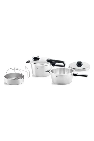 Fissler Vitavit Premium Mat Düdüklü Tencere 4,5+3,5 Litre ürün görseli 1