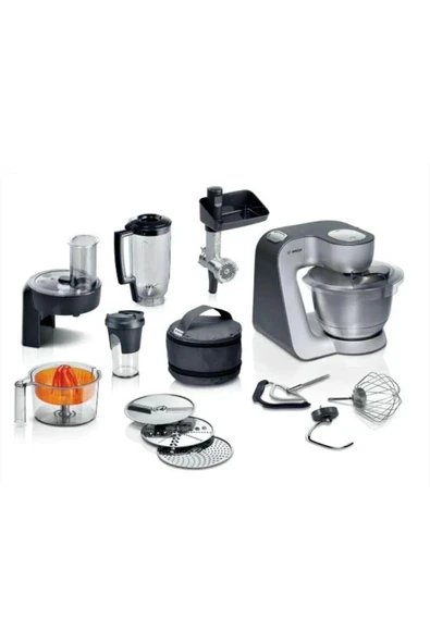Serie 4 Mutfak Makinesi Mum 5 1000 W  Uyumlu  Metalik Inoks Gümüş Mum58359 - Airfry Tepsi ürün görseli 1