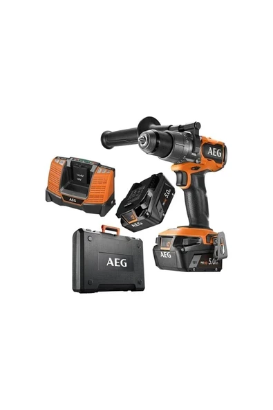 Aeg Bsb 18C3BL-502C Kömürsüz Çift Akülü Darbeli Matkap 5.0 Ah ürün görseli 1