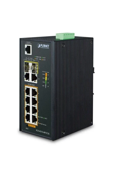 Endüstriyel Tip Yönetilebilir Ethernet Switch (INDUSTRİAL MANAGED ETHERNET SWİTCH) 8-port 10/100/100 ürün görseli 1