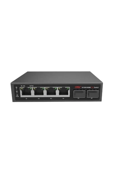 ONV-POE33064PF-bt 4 PORT POE BT SWİTCH ürün görseli 1