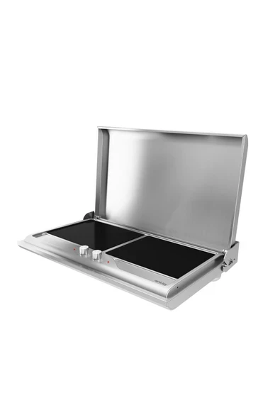 Savor Serisi Düz - Düz Camlı Inox Elektrikli Barbekü ürün görseli 1