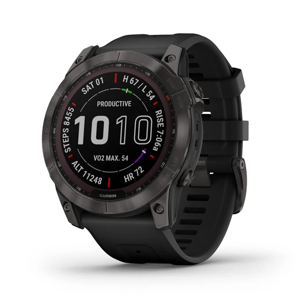 Garmin Fenix 7X Sapphire Solar Smartwatch Solar Şarj, GPS Touch ekran ile Açık İzledi ürün görseli 1