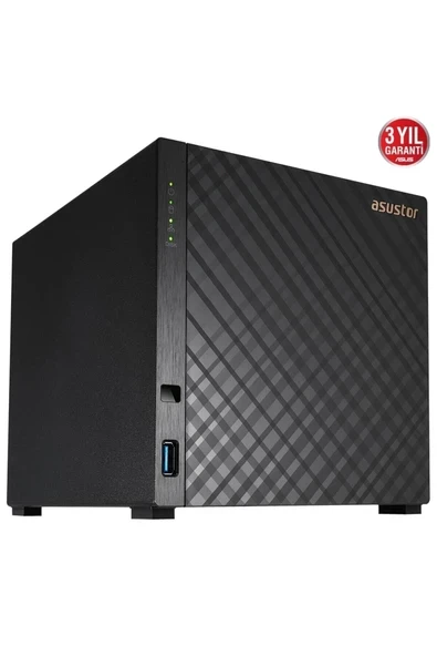 As1104t Realtek Rtd1296 4 Disk Yuvası Nas(4x18tb Desteği) 1gb Ddr4 2.5 Gbe X 1 Usb 3.2 X 2 ürün görseli 1