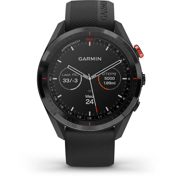 Garmin 010-02200-00 Approach S62, Premium Golf GPS Watch, Yapılı Sanal Caddie, Mapping ve Full Color Ekran, Black ürün görseli 1