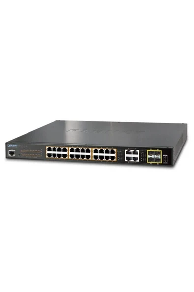Yönetilebilir Gigabit Switch (Managed Gigabit Switch) 24-Port 10/100/1000Base-T IEEE 802.3 ürün görseli 1