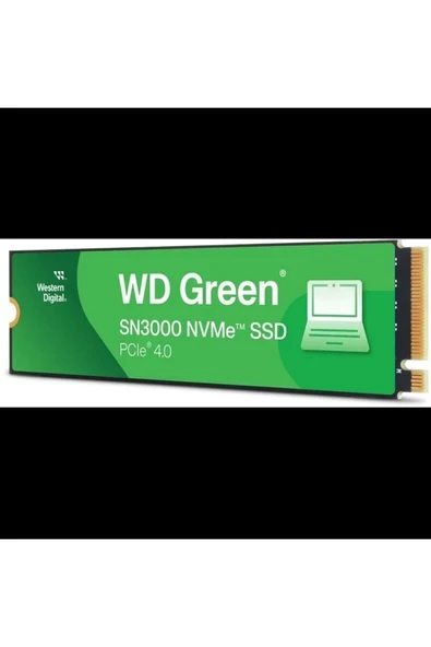 Wd Green Sn3000, Wds200t4g0e, 2tb, 5000/4000, Gen4, Nvme Pcıe M.2 2280, Ssd ürün görseli 1