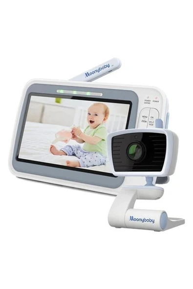Moonybaby 5" Hd Düşük Emf Kablosuz Bebek Monitörü, Kameralı ve Sesli ürün görseli 1