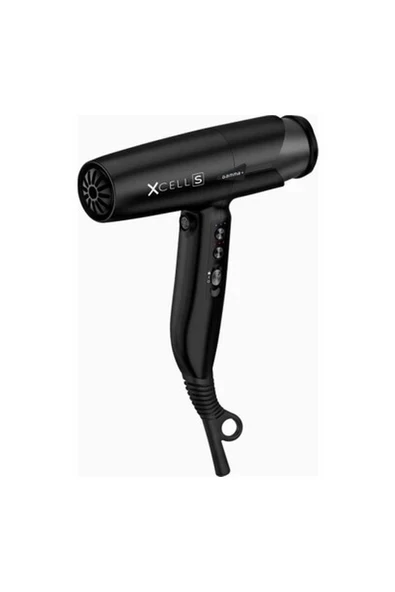 Gamma+ Xcell S Matt Siyah Dijital Motorlu Saç Kurutma Makinesi, Iyon Teknolojisi ürün görseli 1