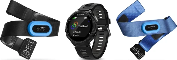 Garmin 010-01614-09 Forerunner 735XT - AB, Üçlü Paket, Siyah/Gri ürün görseli 1