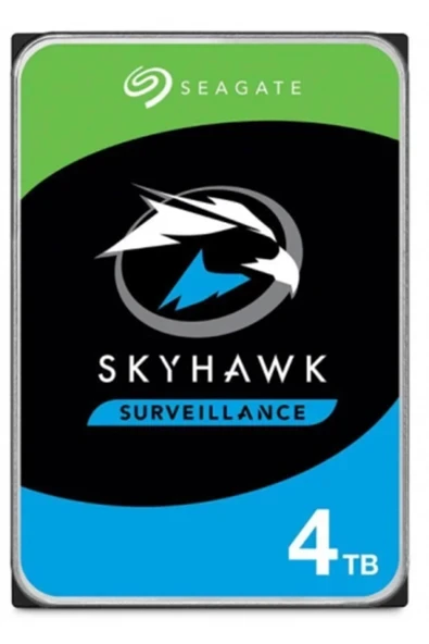 4TB SEAGATE SKYHAWK 256MB 7/24 RV ST4000VX016 ürün görseli 1