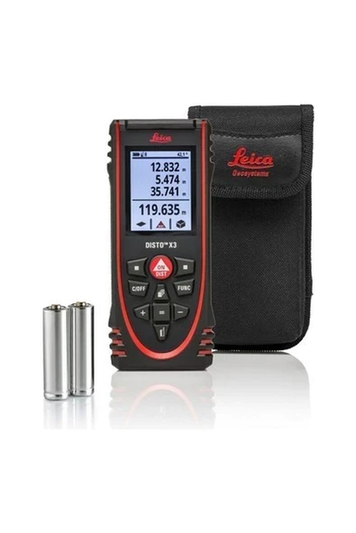 Leica Disto X3 P2P ve Bluetooth'lu Lazer Metre (150 Metre) ürün görseli 1