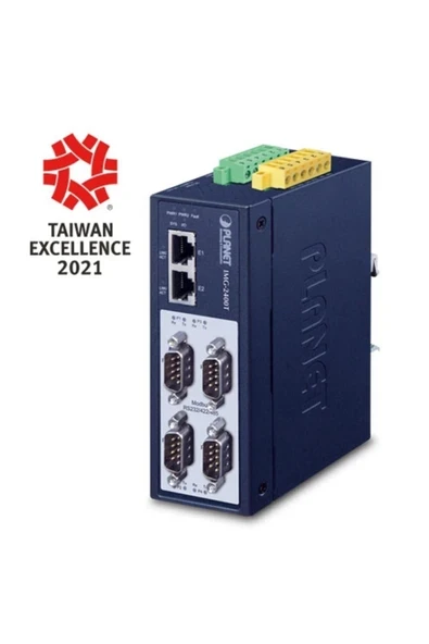 Endüstriyel Modbus Gateway (INDUSTRİAL MODBUS GATEWAY) 4-port Rs232/rs422/rs485 2 X 10/100tx 2kv I ürün görseli 1