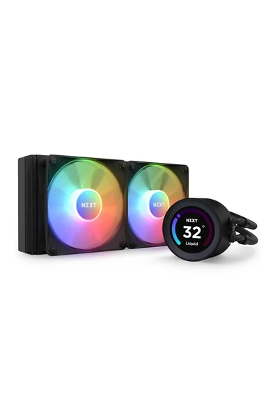Nzxt Kraken Elite 240 Rgb RL-KR24E-B1 240MM Siyah Işlemci Sıvı Soğutucu ürün görseli 1