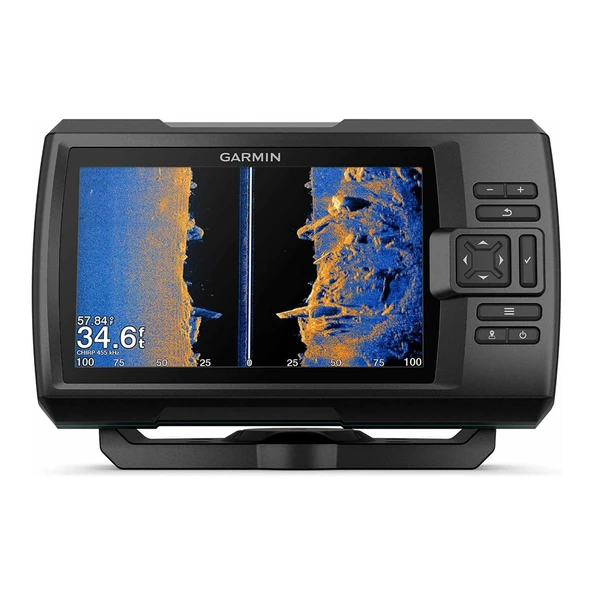 Garmin Striker Vivid 7sv, Easy-to-Use 7inch Color Fishfinder ve Sonar Transducer, Vivid Scanning Sonar Color Picktes (010-02553-00) ürün görseli 1