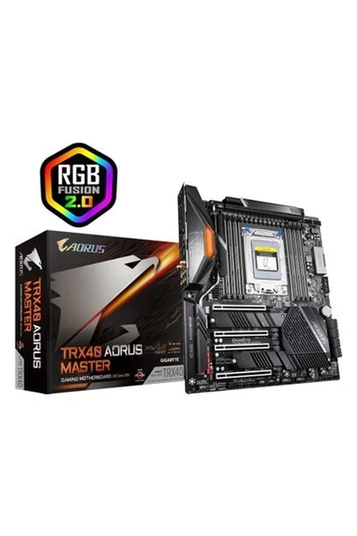 Gigabyte TRX40 AORUS MASTER 3200MHz DDR4 3xM.2 WiFi 6 ESS SABRE HiFi 16x sTRX4 XL-ATX Anakart ürün görseli 1