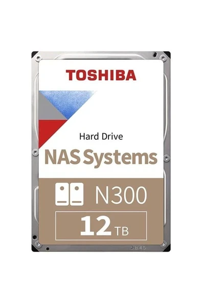 3.5\" 12TB N300 HDWG21CUZSVA 7200 RPM 256MB SATA-3 NAS Diski ürün görseli 1