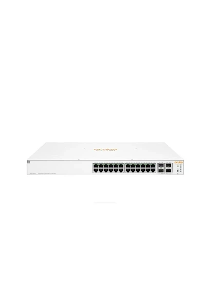 HPE ARUBA ION JL684B 1930 24 PORT GIGABIT+4X10GB SFP YÖNETİLEBİLİR L2+ RACKMOUNT 370W POE SWITCH ürün görseli 1