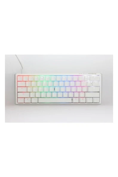 Ducky One 3 Mını Mekanik Silent Red Swich Q Tr White Keycaps Rgb LED Gaming Klavye ürün görseli 1