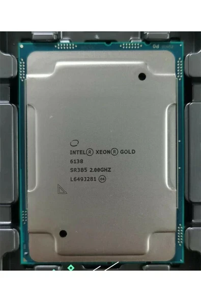 ® Xeon® Gold 6138 Işlemci 27,5m Önbellek, 2,00 Ghz Turbo 3.7 Ghz Fclga3647 Soket Işlemci ürün görseli 1