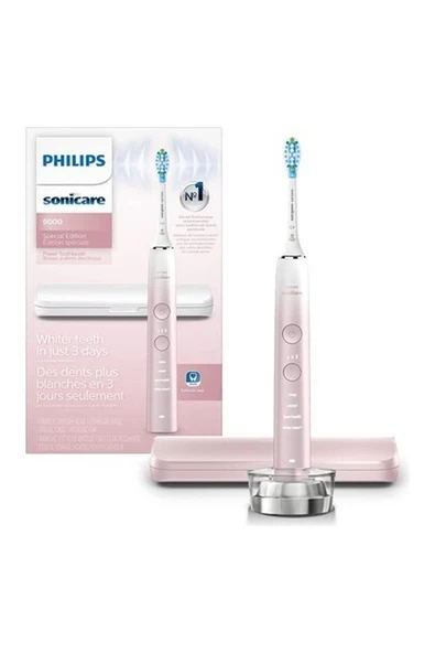 Philips Sonicare 9000 Özel Sürüm Şarj Edilebilir Diş Fırçası Pembe ürün görseli 1