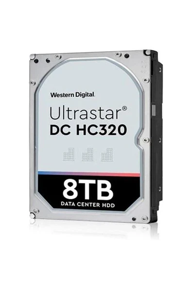 8TB ULTRASTAR DC HC320 256MB 7200RPM ENTERPRISE NAS VE GÜVENLİK SATA-3 DİSK ürün görseli 1