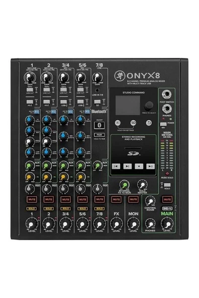 Mackie Onyx8 8-Kanal Analog Mikser (Multi-Track USB) ürün görseli 1